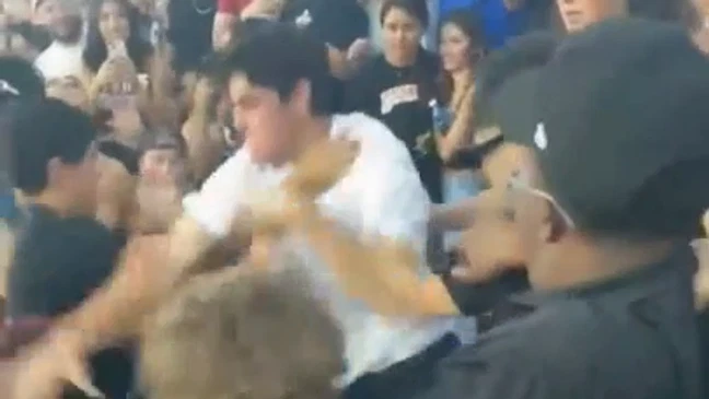 “Chaos Erupts at I-25 Rivalry Game: Fights and Flying Beer Cans at NMSU vs. UNM”